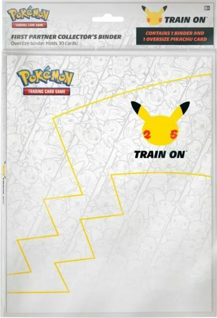 s-l960 Album para cartas grandes - Pokemon 25th Anniversary First Partner Collector's
