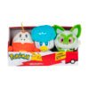 Peluche Pokémon Starters de Paldea Fuecoco, Quaxly y Sprigatito