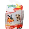 Pokemon Tepig y Rockruff - Battle Figure Pack - Jazwares