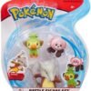 Marowak, Grookey & Stufful Battle Figure Set