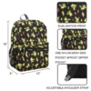 Mochila Pokemon Negro Pikachu diferentes poses