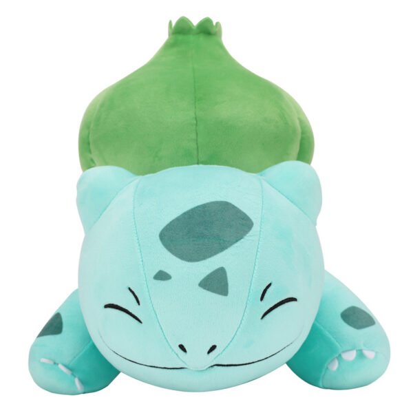 Peluche Pokémon Bulbasaur ojos cerrados