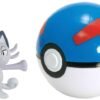 Tomy Pokemon Clip n Carry Pokeball Alolan Meowth & Great Ball Figure Set