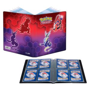 Album, 4 bolsillos, Koraidon y Miraidon, tapa dura, almacena 80 cartas 1 Album, 4 bolsillos, Koraidon y Miraidon, tapa dura, almacena 80 cartas