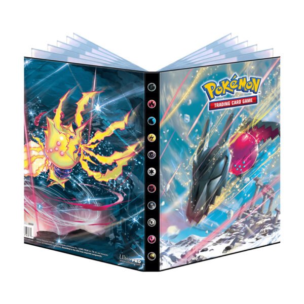 Album, 4 bolsillos, SWORD and SHIELD 12, tapa dura, almacena 80 cartas