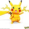 MEGA Pokémon Set de Juguetes de Construcción Construye y Muestra a Pikachu con 205 Piezas, Articuladas