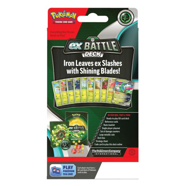 Mazo IRON LEAVES EX Battle Deck – ingles
