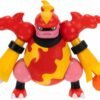 Pokemon Magmortar Battle Feature Figure Jazwares (sin caja)