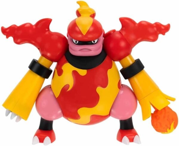 Pokemon Magmortar Battle Feature Figure Jazwares (sin caja)