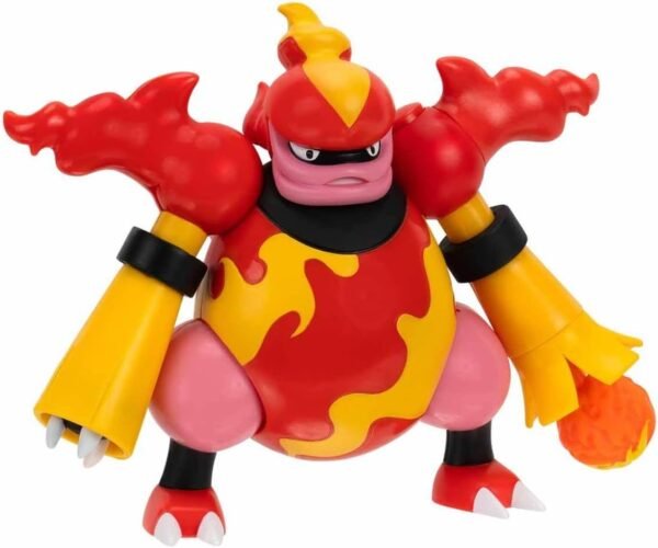 Pokemon Magmortar Battle Feature Figure Jazwares (sin caja)