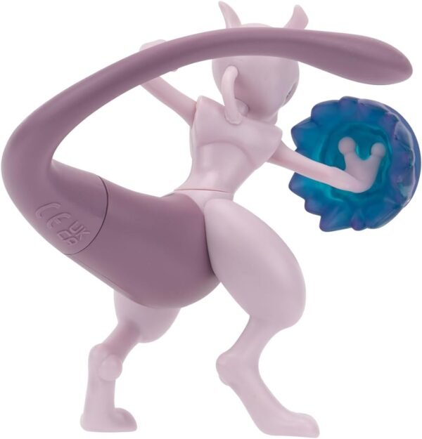 Pokemon Mewtwo Battle Feature Figure Jazwares (sin caja)