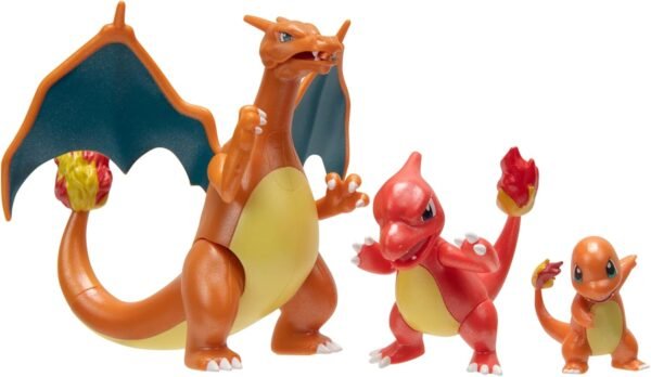 Pokémon Select Evolution Multi pack Battle Figures Charmander, Charmeleon y Charizard