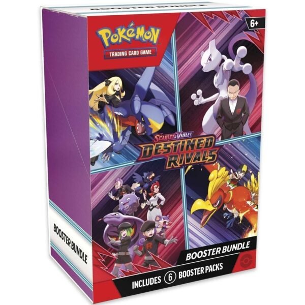 Pokemon TCG Scarlet and Violet 10 Destined Rivals Booster Bundle (6 Packs) 1 c Pokemon TCG Scarlet and Violet 10 Destined Rivals Booster Bundle (6 Packs) - en INGLES