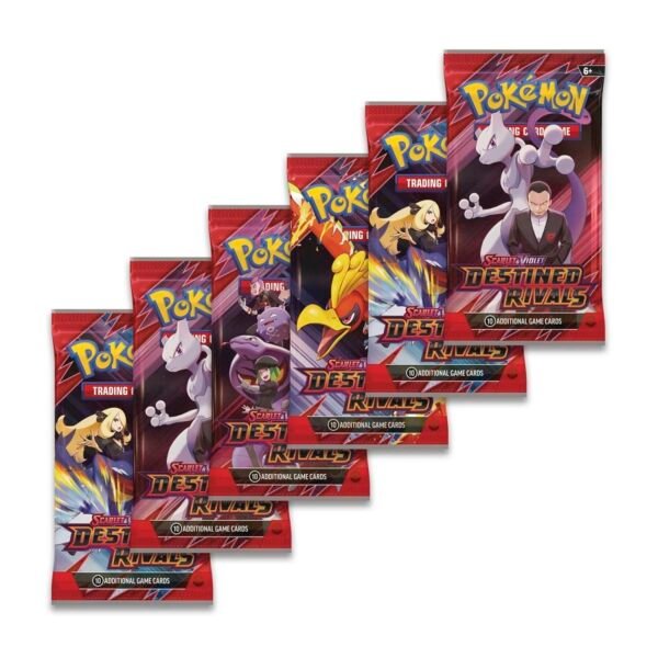 Pokemon TCG Scarlet and Violet 10 Destined Rivals Booster Bundle (6 Packs) 2 Pokemon TCG Scarlet and Violet 10 Destined Rivals Booster Bundle (6 Packs) - en INGLES