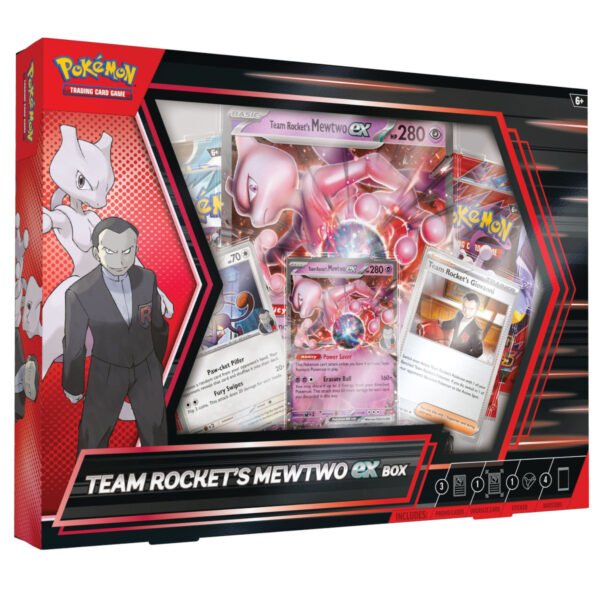 RESERVA Pokémon TCG Team Rocket’s Mewtwo ex Box - ENGLISH