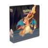 ALBUM Carpeta POKEMON CHARIZARD, tapa dura, almacena hasta mas de 100 hojas
