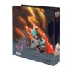 ALBUM Carpeta POKEMON CHARIZARD, tapa dura, almacena hasta mas de 100 hojas