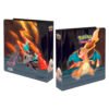 ALBUM Carpeta POKEMON CHARIZARD, tapa dura, almacena hasta mas de 100 hojas