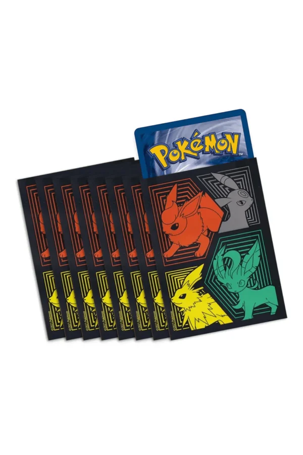 Fundas para cartas Flareon Jolteon Umbreon Leafeon 65 unidades Standard Sized Sleeves Evolving Skies Elite Trainer