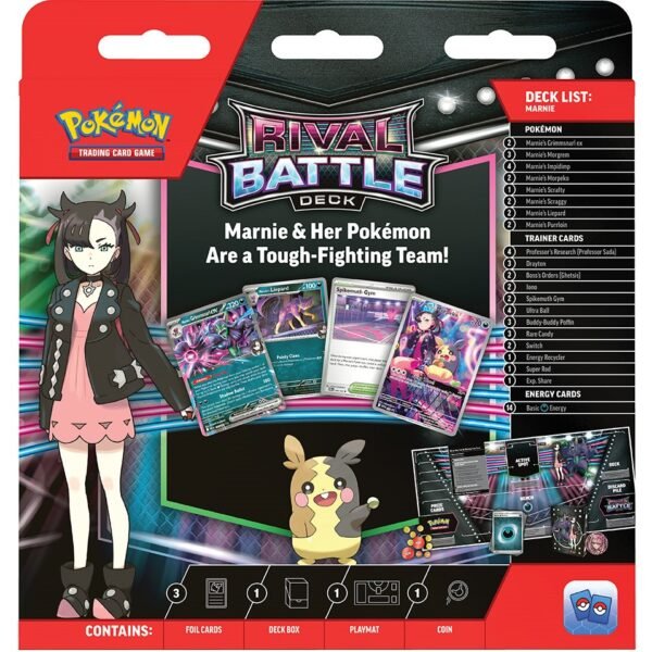 RESERVA Pokemon TCG Rival Battle Deck Marnie - español