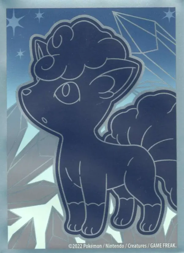 Fundas para cartas Vulpix Alolan 65 unidades Standard Sized Sleeves Silver Tempest Elite Trainer