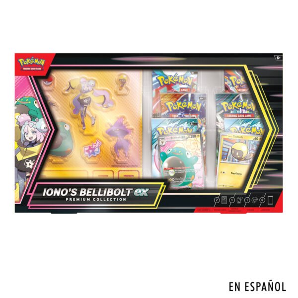 Pokémon TCG Iono's Bellibolt ex Premium Collection Box – Español v1 Pokémon TCG Iono's Bellibolt ex Premium Collection Box – Español
