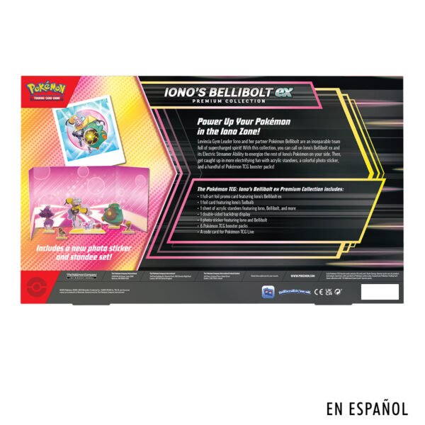 Pokémon TCG Iono's Bellibolt ex Premium Collection Box – Español v2 Pokémon TCG Iono's Bellibolt ex Premium Collection Box – Español