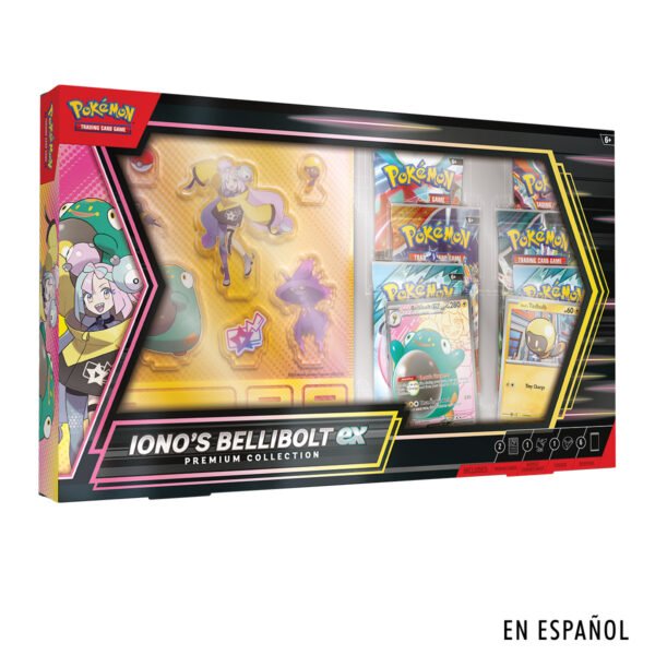 Pokémon TCG Iono's Bellibolt ex Premium Collection Box – Español v3 Pokémon TCG Iono's Bellibolt ex Premium Collection Box – Español