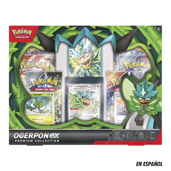 Pokémon TCG Ogerpon ex Premium Collection Box – Español v1 Pokémon TCG Ogerpon ex Premium Collection Box – Español