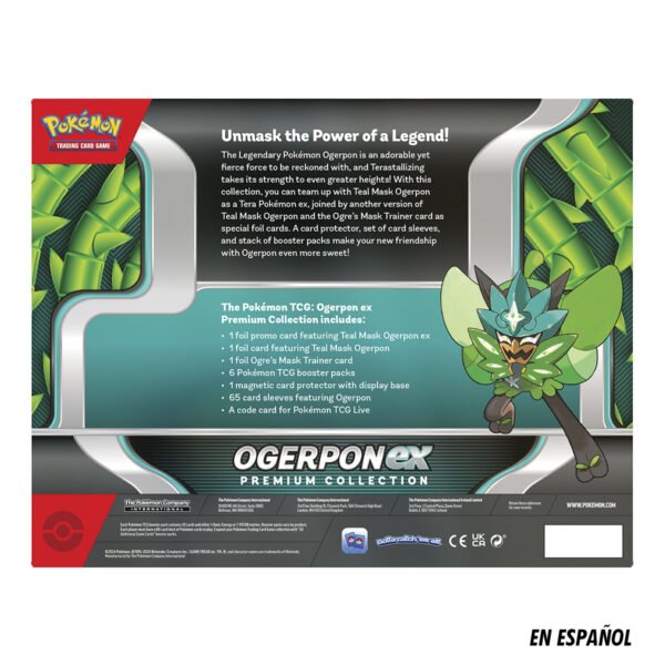 Pokémon TCG Ogerpon ex Premium Collection Box – Español v2 Pokémon TCG Ogerpon ex Premium Collection Box – Español