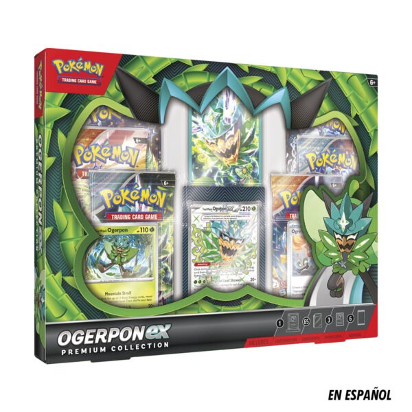 Pokémon TCG Ogerpon ex Premium Collection Box – Español v3 Pokémon TCG Ogerpon ex Premium Collection Box – Español