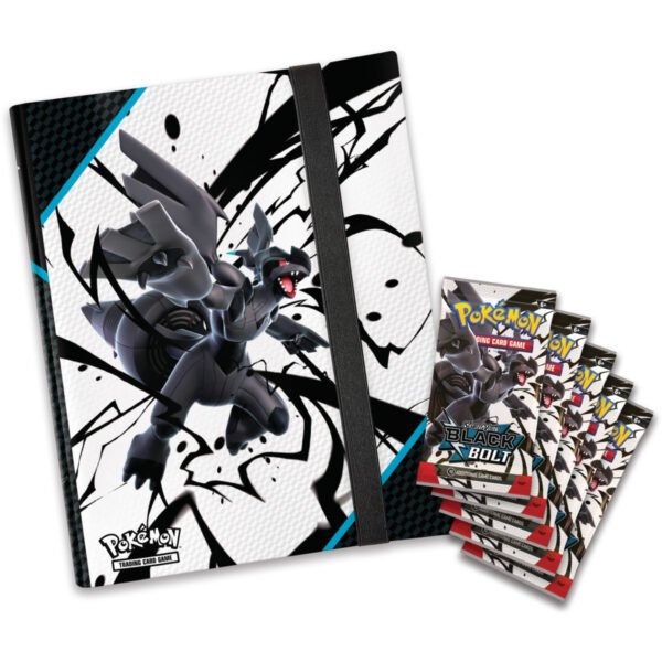 PRE-ORDEN Pokémon TCG Scarlet & Violet 10.5 - Black Bolt & White Flare - Black Bolt Binder Collection - ENGLISH