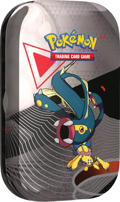 PRE-ORDEN Pokémon TCG Scarlet & Violet 10.5 - Black Bolt & White Flare - Mini Tin - Unova - Eelektross & Galvantula - ENGLISH