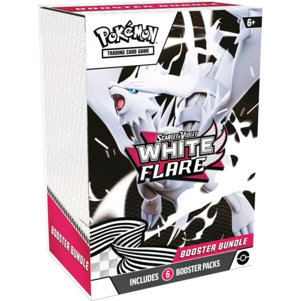 PRE-ORDEN Pokémon TCG Scarlet & Violet 10.5 - Black Bolt & White Flare - White Flare Booster Bundle - ENGLISH