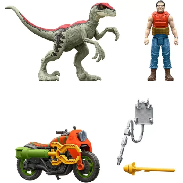 Jurassic World Dennis Nedry '93 Classic Collection Track and Chase Pack