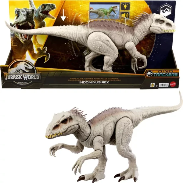 Juguetes Dinosaurios Jurassic World Dino Trackers Camouflage 'N Battle Indominus Rex Action Figure5 Jurassic World Dino Trackers Camouflage 'N Battle Indominus Rex Action Figure