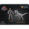 Jurassic World Jurassic Park III Hammond Collection Action Figure Set wiith Dr Alan Grant, Velociraptor Dinosaur & Raptor Egg