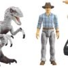 Jurassic World Jurassic Park III Hammond Collection Action Figure Set wiith Dr Alan Grant, Velociraptor Dinosaur & Raptor Egg