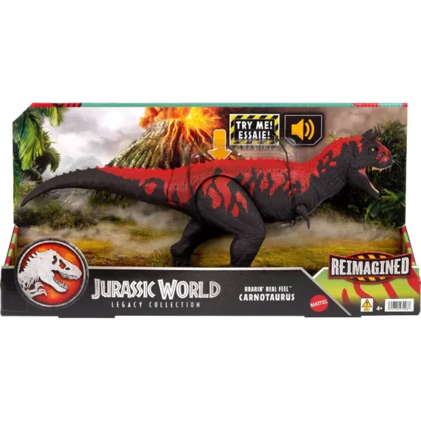 Jurassic World Legacy Collection Reimagined Roarin' Real Feel Carnotaurus Action Figure