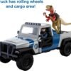 Juguetes Dinosaurios Jurassic World Search 'n Smash Truck Set con Atrociraptor y vehiculo3 Jurassic World Search 'n Smash Truck Set con Atrociraptor y vehiculo
