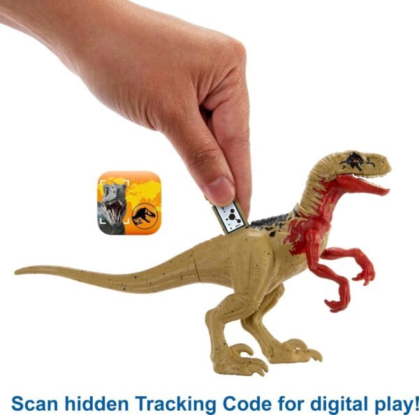 Juguetes Dinosaurios Jurassic World Search 'n Smash Truck Set con Atrociraptor y vehiculo5 Jurassic World Search 'n Smash Truck Set con Atrociraptor y vehiculo
