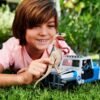 Juguetes Dinosaurios Jurassic World Search 'n Smash Truck Set con Atrociraptor y vehiculo6 Jurassic World Search 'n Smash Truck Set con Atrociraptor y vehiculo