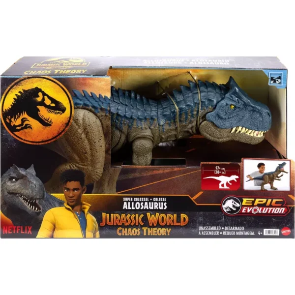 Juguetes Dinosaurios Jurassic World Super Colossal Allosaurus Dinosaur 38'' Long Swallows Minis Action Figure2 Jurassic World Super Colossal Allosaurus Dinosaur 38'' Long Swallows Minis Action Figure