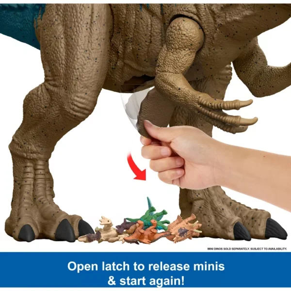 Juguetes Dinosaurios Jurassic World Super Colossal Allosaurus Dinosaur 38'' Long Swallows Minis Action Figure5 Jurassic World Super Colossal Allosaurus Dinosaur 38'' Long Swallows Minis Action Figure