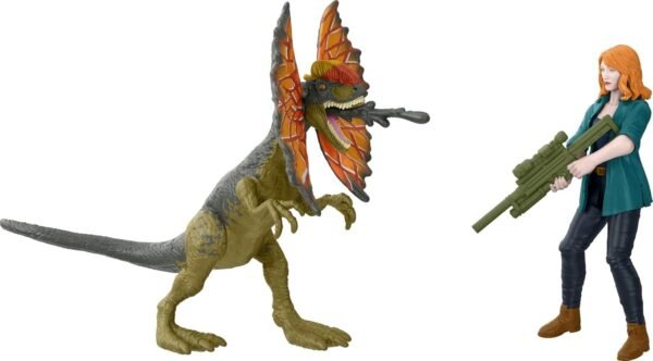 Jurassic World Dominion Claire & Dilophosaurus Dinosaur Figure Pack1 Jurassic World Dominion Claire & Dilophosaurus Dinosaur Figure Pack