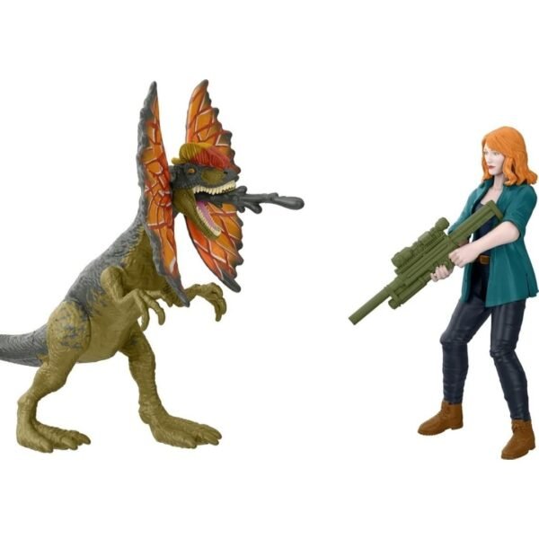 Jurassic World Dominion Claire & Dilophosaurus Dinosaur Figure Pack1.1 Jurassic World Dominion Claire & Dilophosaurus Dinosaur Figure Pack