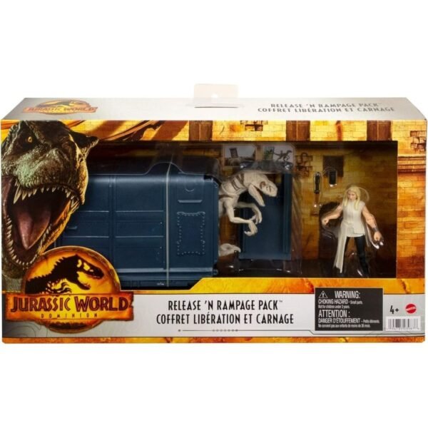 Jurassic World Dominion Release ‘N Rampage Soyona & Atrociraptor Pack