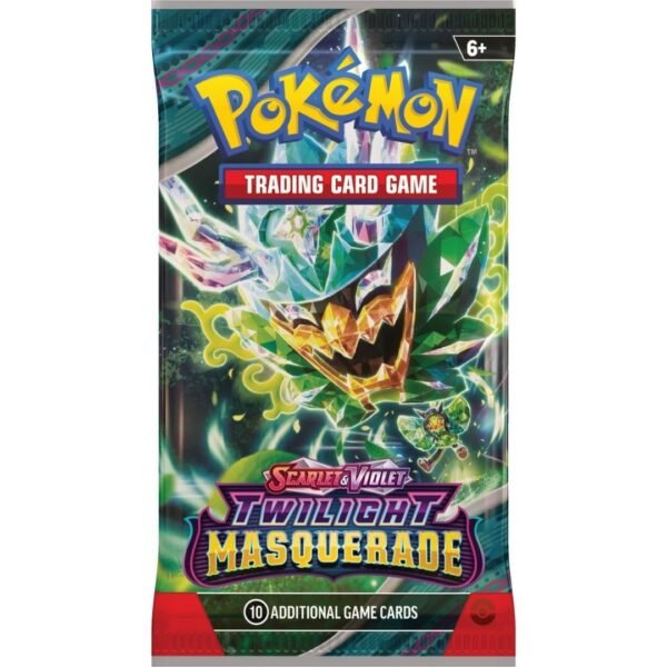 Pokemon TCG Scarlet & Violet 6 Twilight Masquerade Booster Pack - español