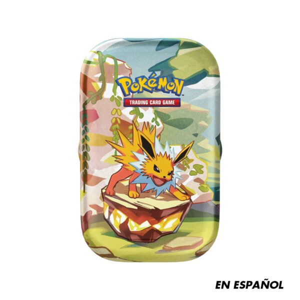 Scarlet & Violet 8.5 Prismatic Evolutions Mini Tin (Jolteon) - español