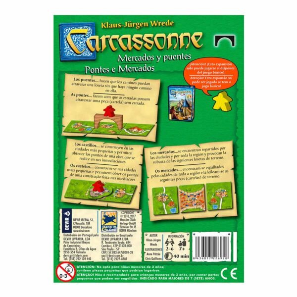 Carcassonne: Mercados y Puentes (Spanish)